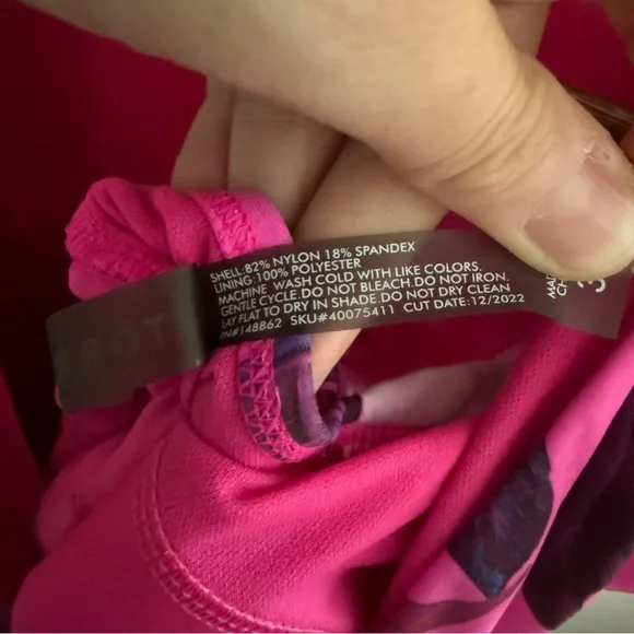 Torrid Pink and Purple One Piece Swimsuit - Picture 9 of 10